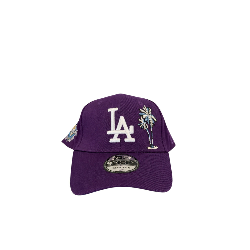Los Angeles Dodgers Purple Palm Tree Adjustable Cap
