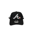 Atlanta Braves “A” Heart Logo Black Adjustable Cap